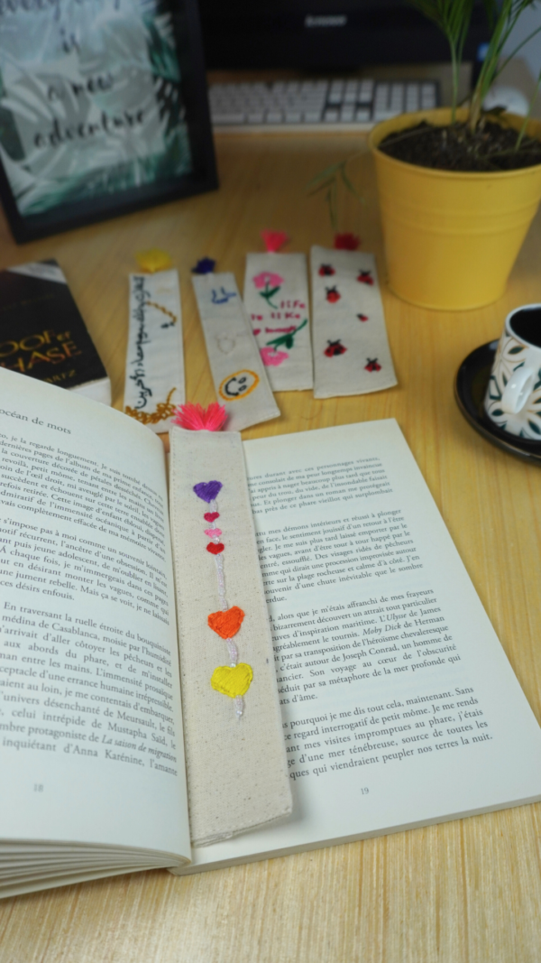 Hearts and Pearls - Bookmark