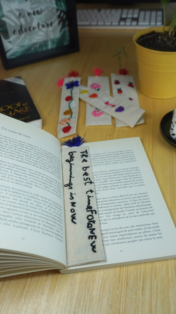 The best time for a new beginning is NOW - Bookmark