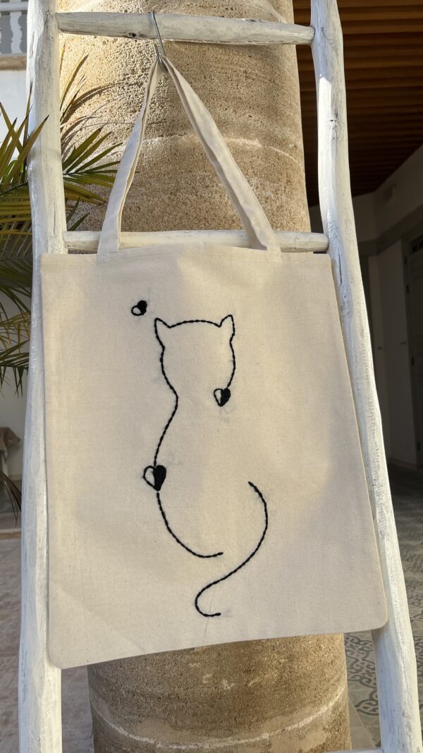 Charming Cat Lover Tote Bag