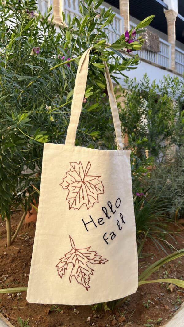 Hello Fall Tote Bag – Image 4