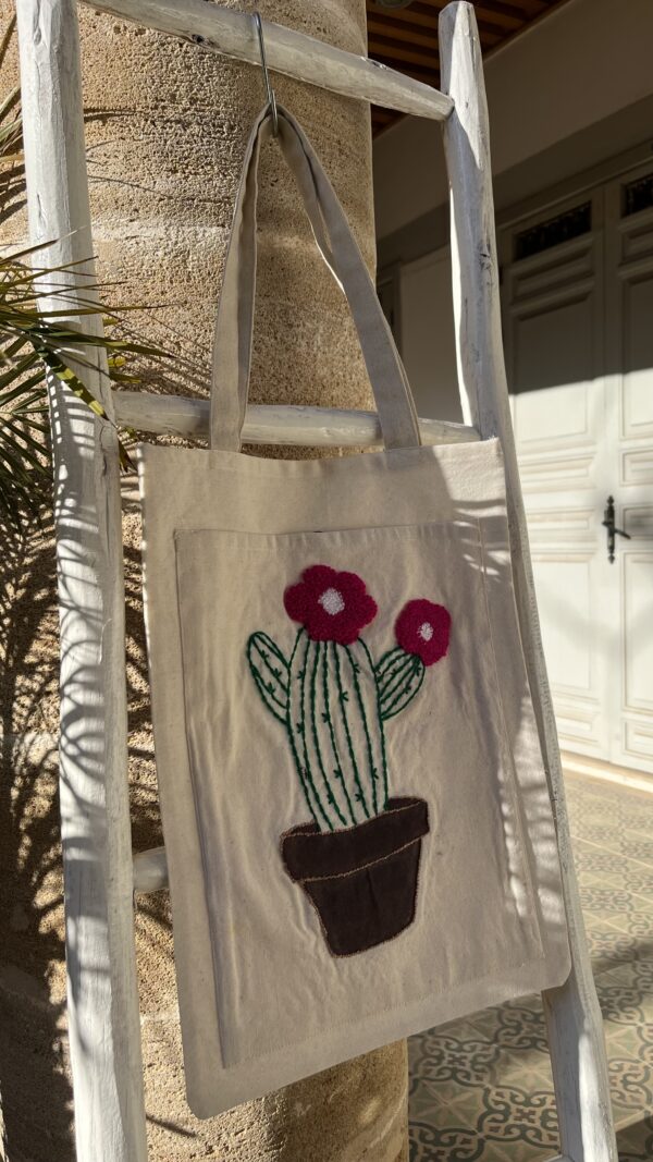 Cactus Charm Tote Bag – Image 2